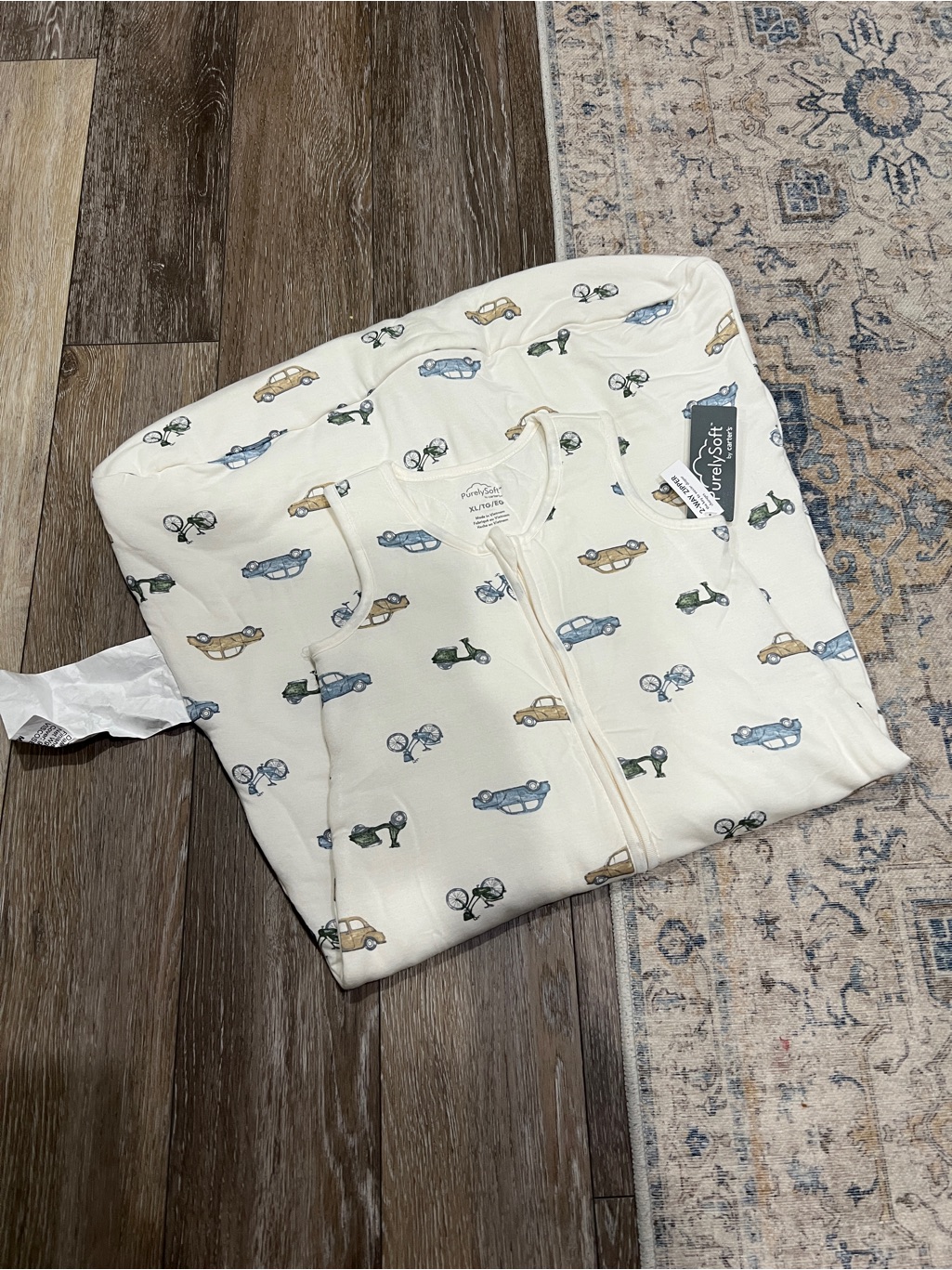 Carter’s Cars Sleep Sack Nwt 2 Way Zipper